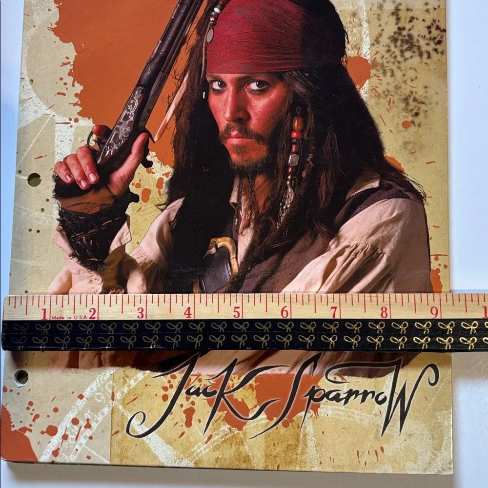 Pirates Of The Caribbean Pocket Folders Disney Curse Of The Black Pearl VTG